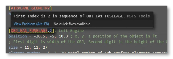 Example Of An Indexing Error Message